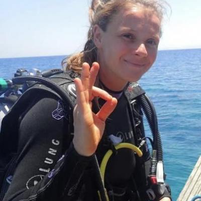Sarah – propriétaire et instructrice PADI chez Birds of Paradise
